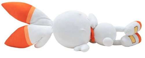 Pokémon Sleeping Scorbunny Plüsch (45 cm)