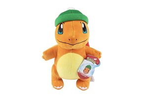 Pokémon Charmander mit Mütze Plüschfigur (20 cm)