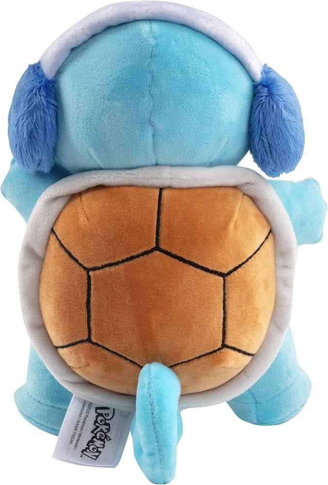 Pokémon Squirtle with Ear Muffs Plush (20 cm)