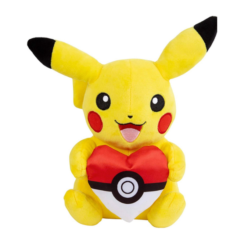 Pokémon Pikachu With Pokéball Pluche Knuffel (20 cm)