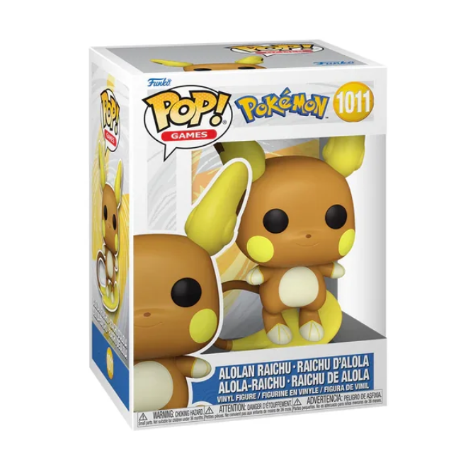 Pop Games: Pokémon - Alolan Raichu Funko Pop #1011