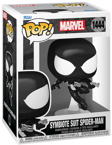 Pop Marvel: Symbiote Suit Spider-Man Funko Pop #1444