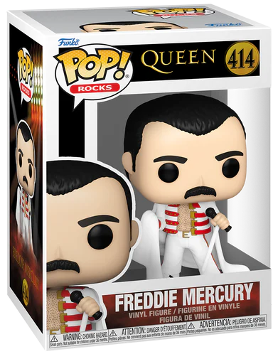 Pop Rocks: Queen - Freddie Mercury (With Cape) Funko Pop #414