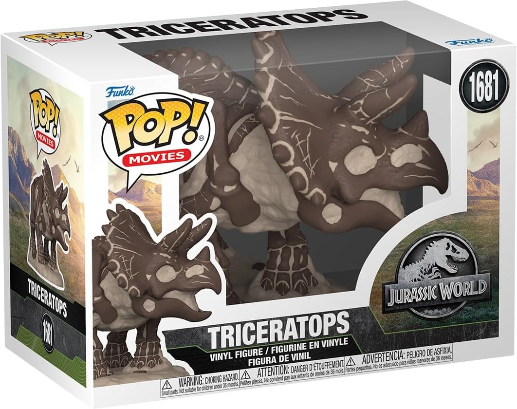 Pop Movies: Jurassic World - Triceratops Funko Pop #1681