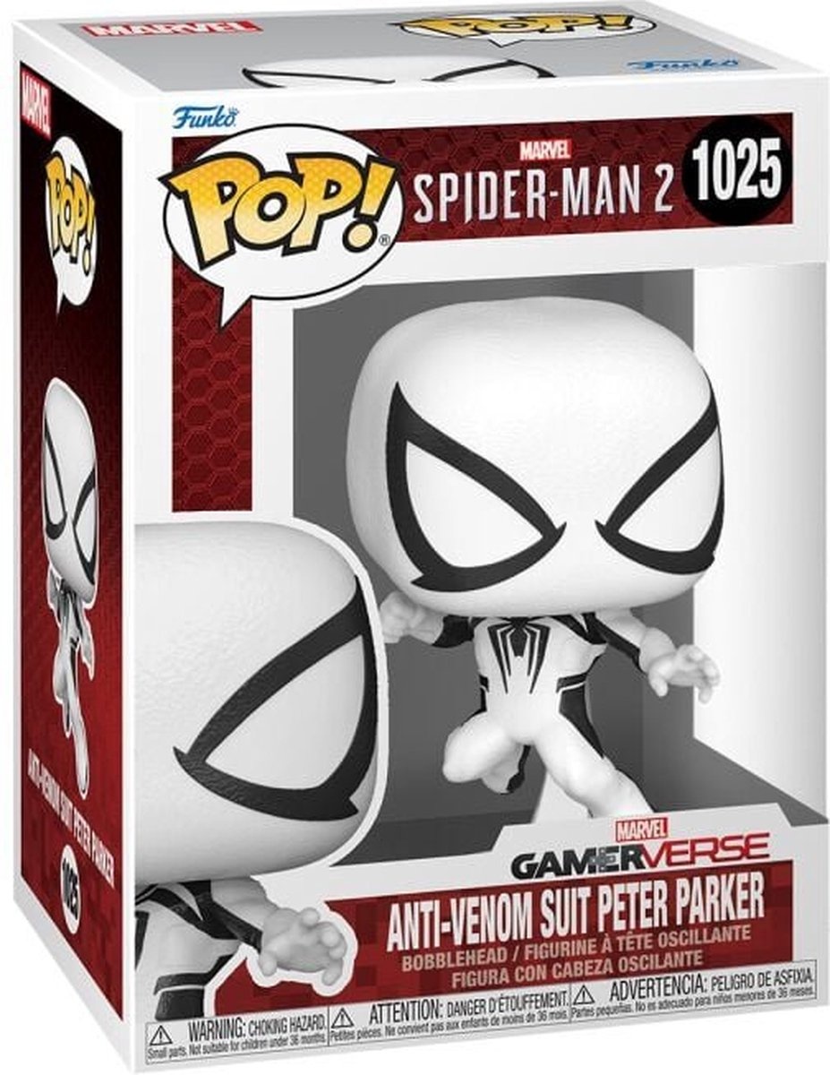 Pop Games: Spider-Man 2 - Peter Parker Anti-Venom Suit Funko Pop #1025