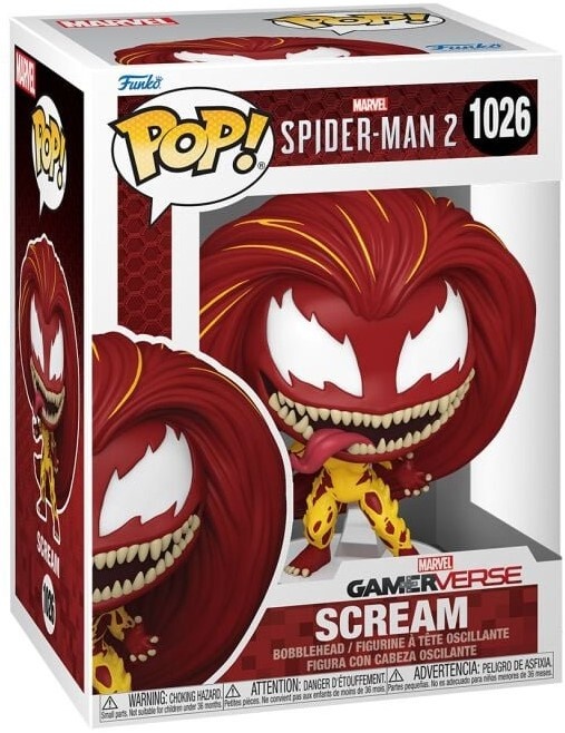 Pop Games: Spider-Man 2 - Scream Funko Pop #1026
