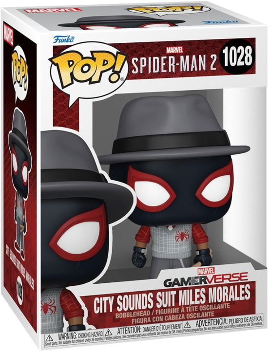 Pop Games: Spider-Man 2 - City Sounds Suit Miles Morales Funko Pop #1028