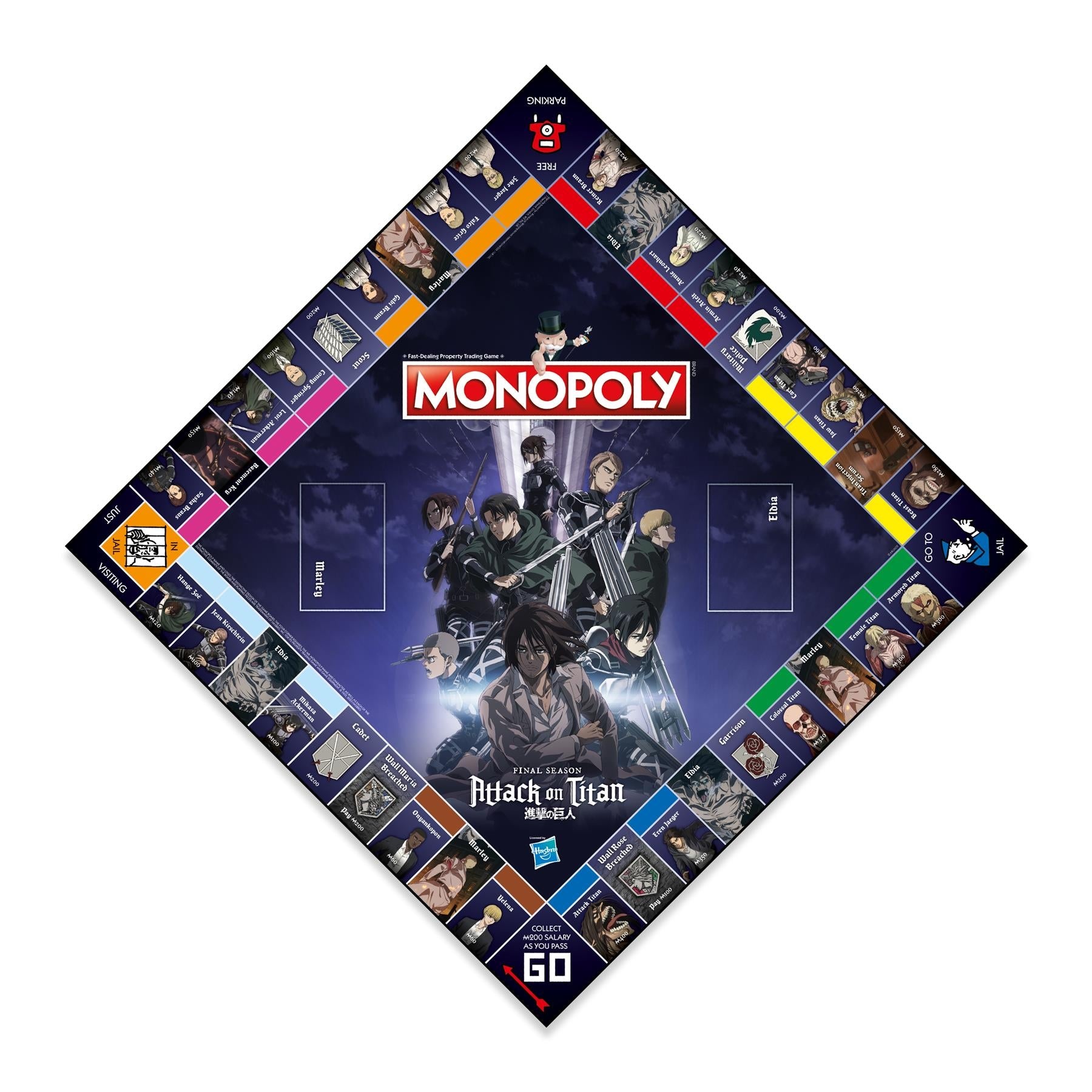Monopoly Attack on Titan Edition (Engelstalig)