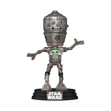 Pop Deluxe: Star Wars: The Mandalorian - IG-12 With Grogu Funko Pop #720