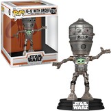 Pop Deluxe: Star Wars: The Mandalorian - IG-12 With Grogu Funko Pop #720