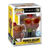 Pop Tees: Friends – Monica Geller mit Truthahn (Metallic) Funko Pop #706 (Größe L)