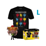 Pop Tees: Friends – Monica Geller mit Truthahn (Metallic) Funko Pop #706 (Größe L)