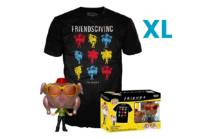 Pop Tees: Friends - Monica Geller with Turkey (Metallic) Funko Pop #706 (maat XL)