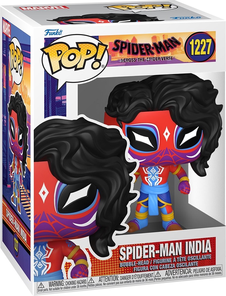 Pop Marvel:  Spider-Man: Across the Spider-Verse - Spider-Man India Funko Pop #1227