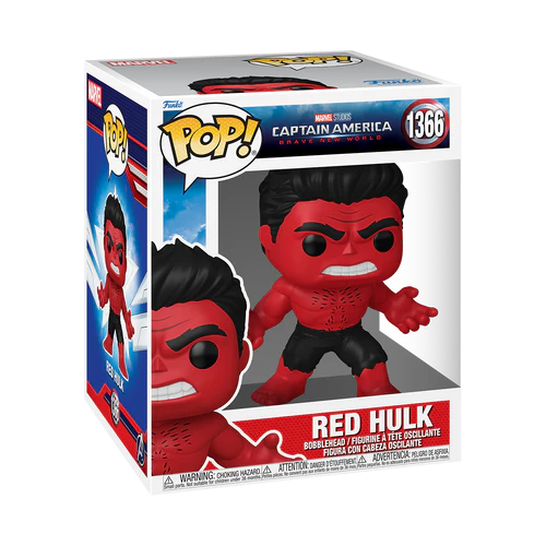Pop Marvel: Captain America: Brave New World - Red Hulk Funko Pop #1366
