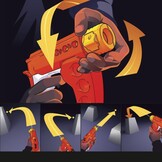 NERF Rival Curve Shot Flex XXI-100 Blaster