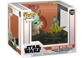 Pop Deluxe Star Wars: The Mandalorian - Grogu With Frog Funko Pop #721