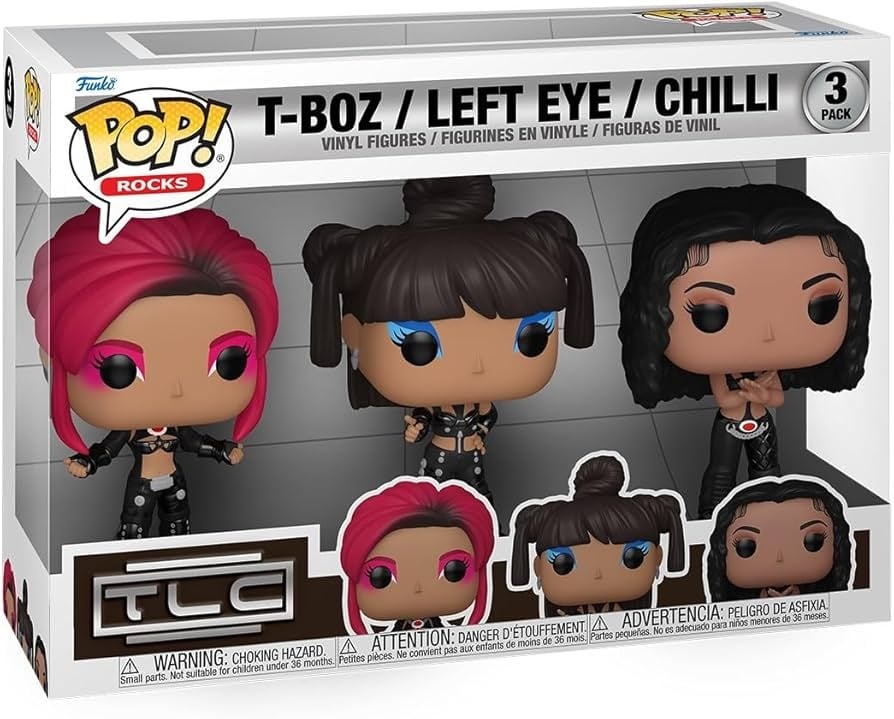 Pop Rocks: T-Boz, Left Eye, Chilli - TLC - Funko Pop 3-Pack