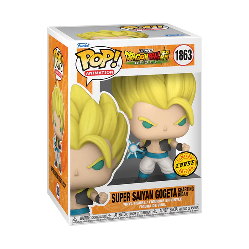 Pop Animation: Dragon Ball Super: Broly - Super Saiyan Gogeta Charting Kidan (Chase) Funko Pop #1863