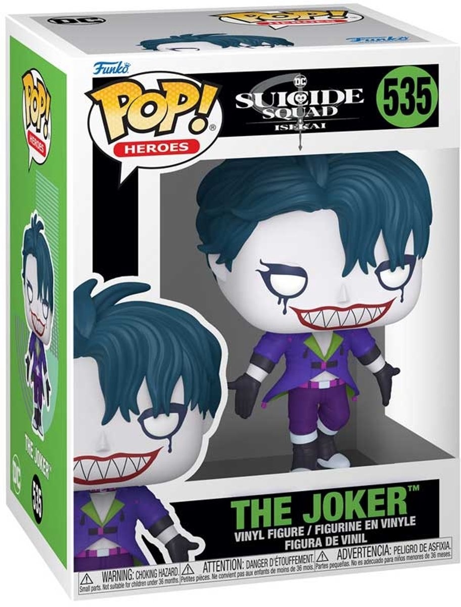 Pop Heroes:  Suicide Squad Isekai - The Joker Funko Pop #535
