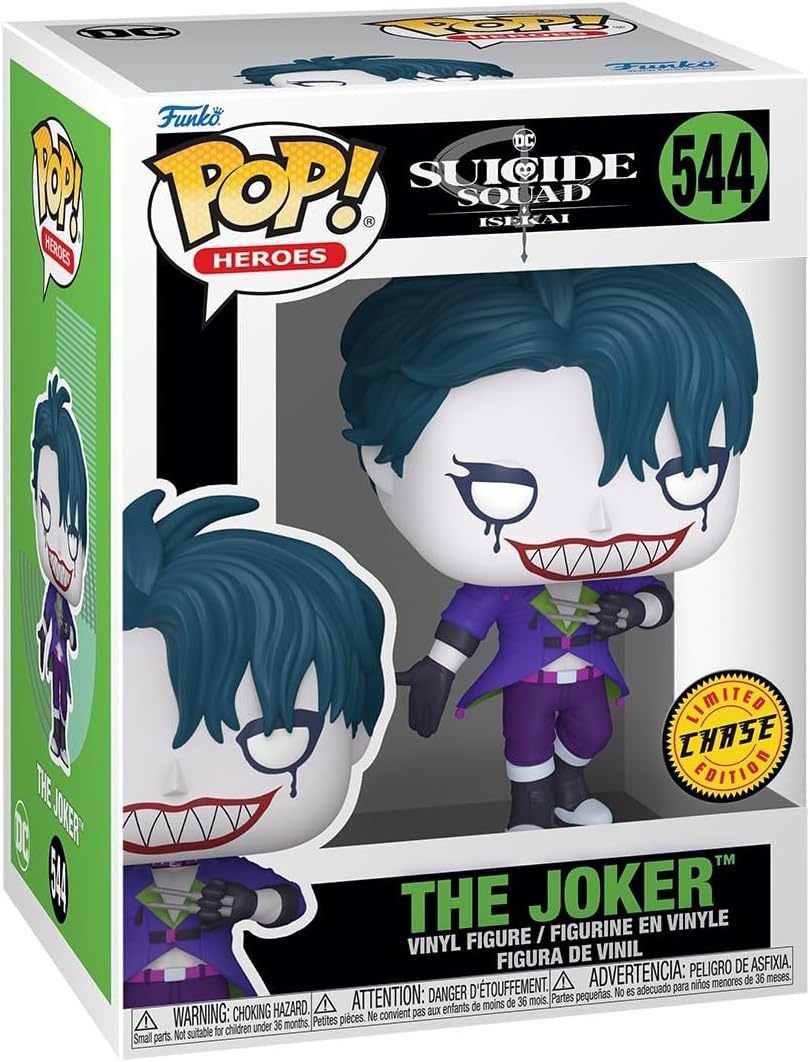 Pop Heroes:  Suicide Squad Isekai - The Joker (Chase) Funko Pop #535