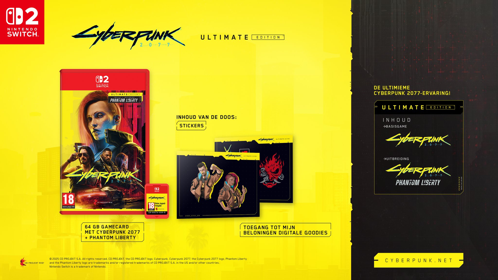 Cyberpunk 2077 - Ultimate Edition - Nintendo Switch 2