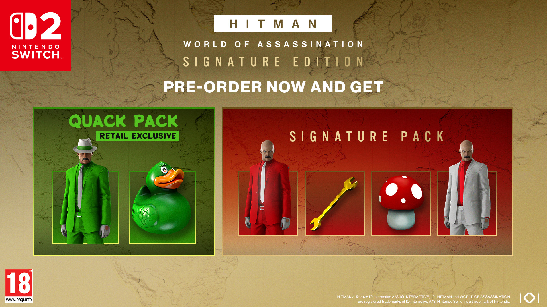 Hitman World Of Assassination Signature Edition + Pre-Order Bonus - Nintendo Switch 2