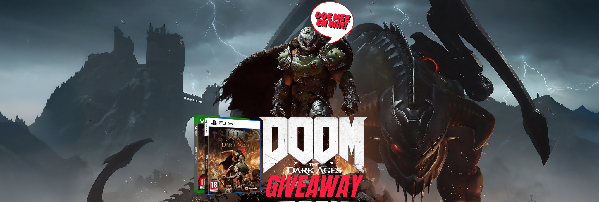 Winactie: Win de nieuwe DOOM: The Dark Ages game