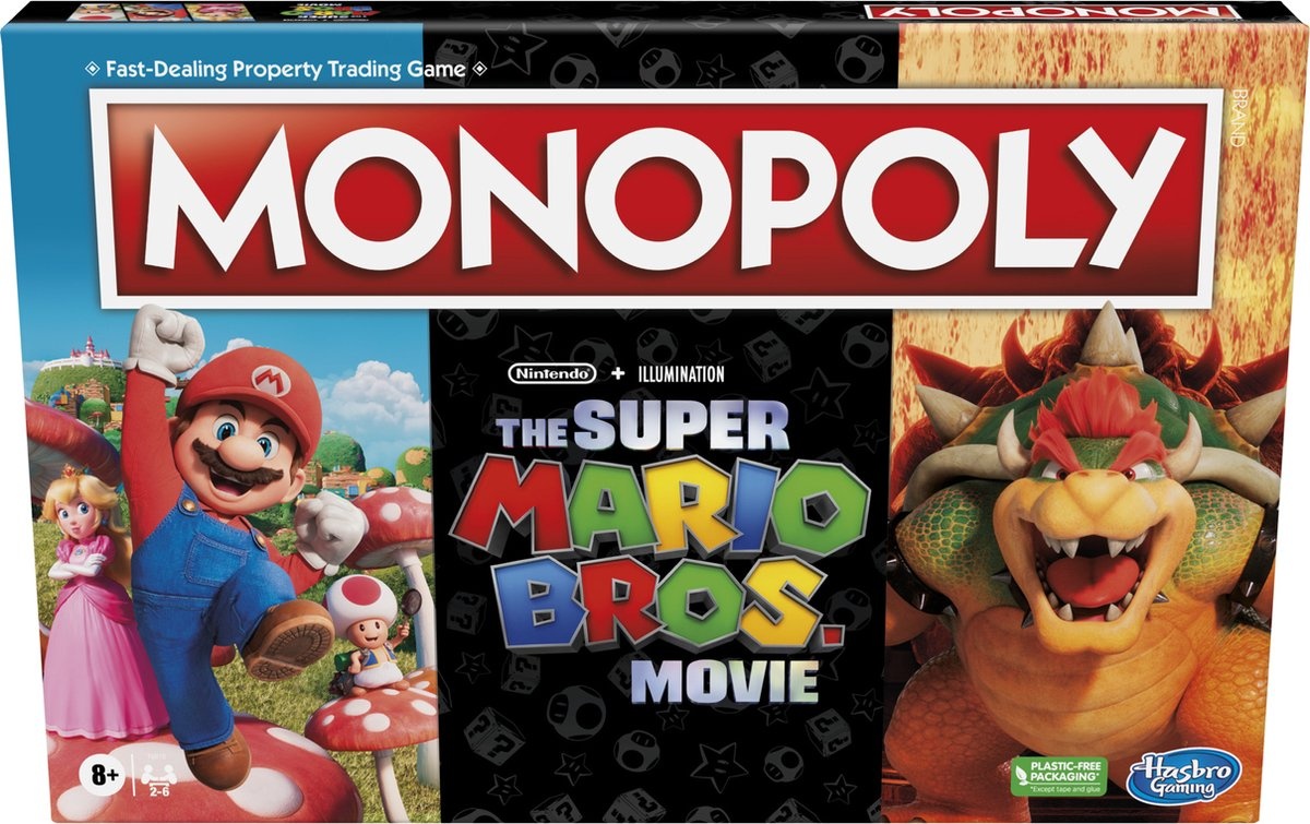 Monopoly The Super Mario Movie Edition (Engelstalig)