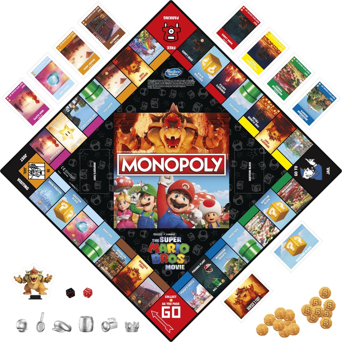 Monopoly The Super Mario Movie Edition (Engelstalig)