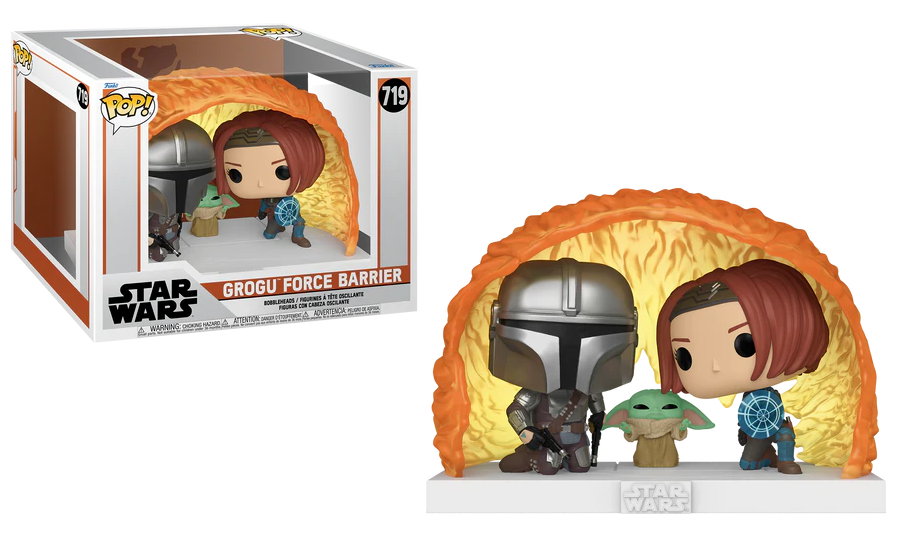 Pop Moment: Star Wars: The Mandalorian - Grogu Force Barrier Funko Pop #719