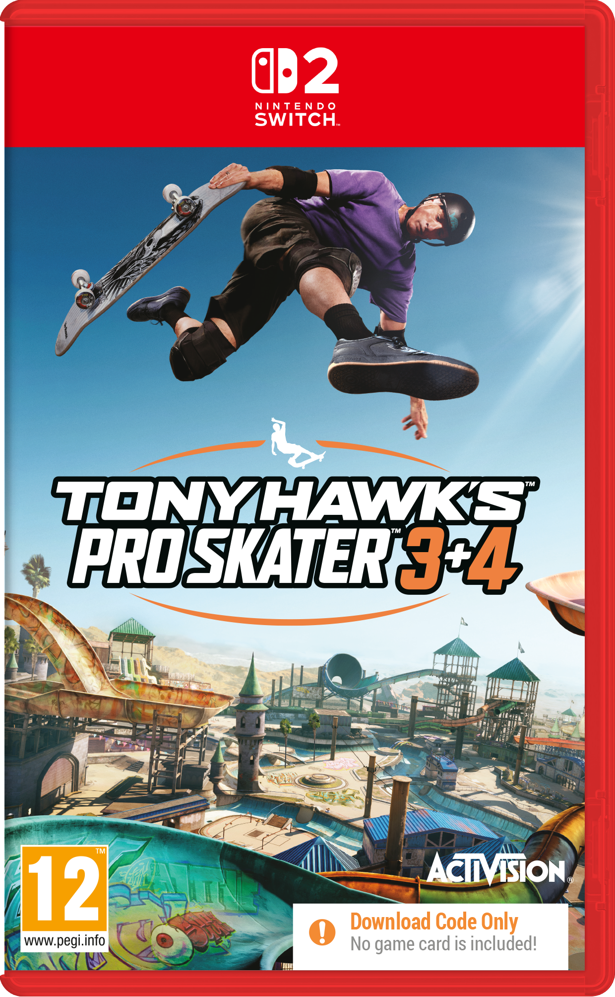Tony Hawk's Pro Skater 3 + 4   (Code in Box) - Nintendo Switch 2