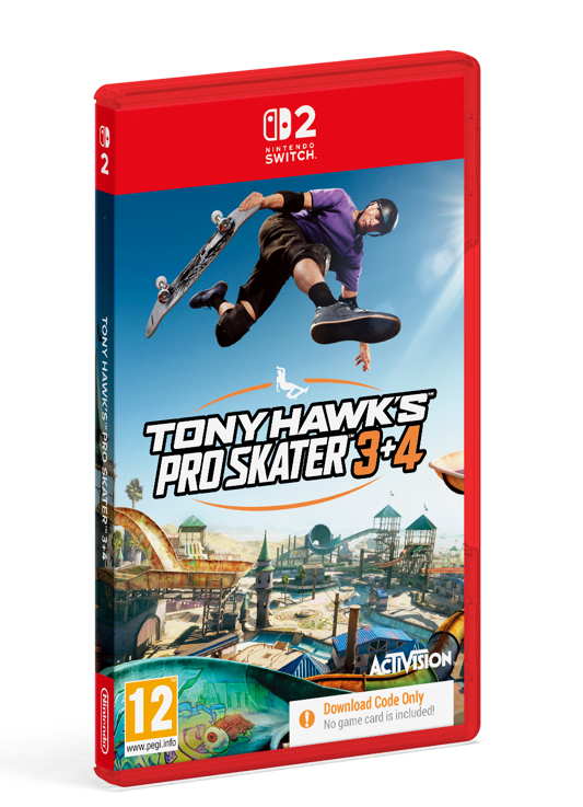 Tony Hawk's Pro Skater 3 + 4   (Code in Box) - Nintendo Switch 2