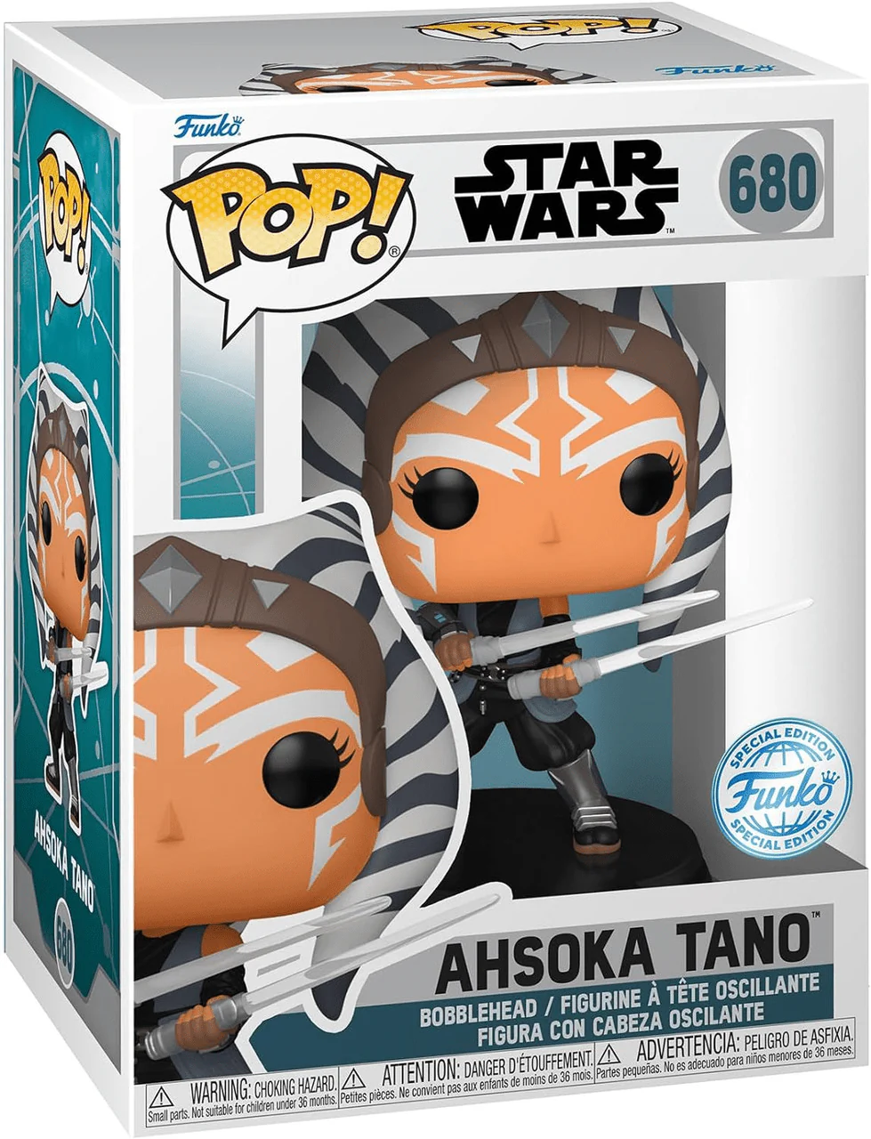 Pop Star Wars: Ahsoka Tano - Special Edition - Funko Pop #680