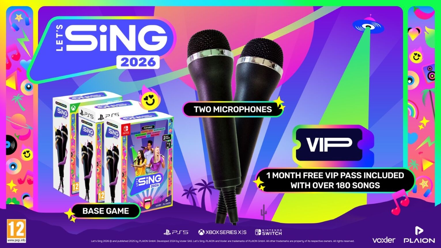Let's Sing 2026 + 2 Microfoons - PS5