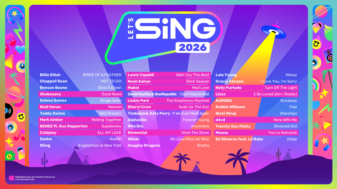 Let's Sing 2026 + 2 Microfoons - Nintendo Switch