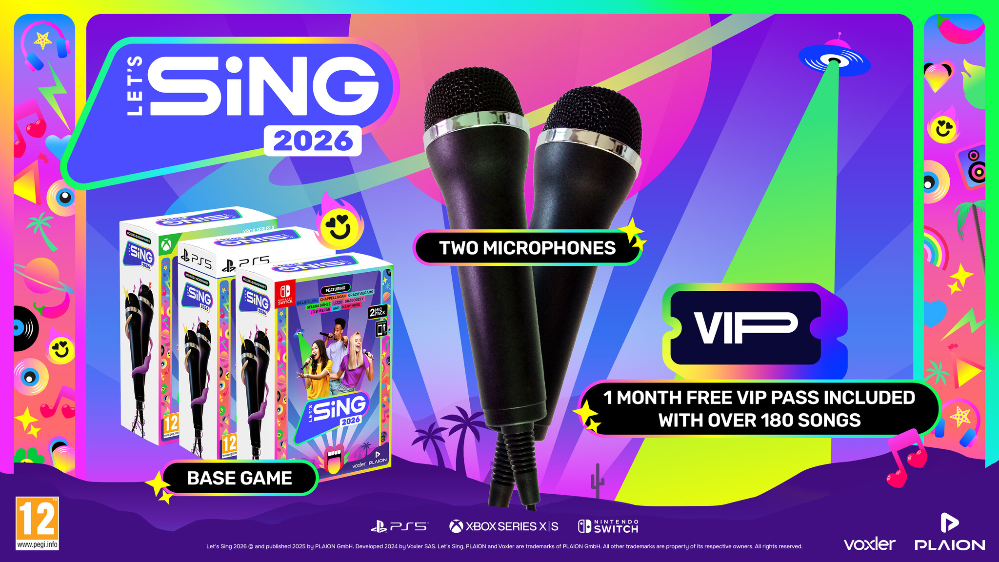 Let’s Sing 2026 + 2 Mikrofone – Nintendo Switch