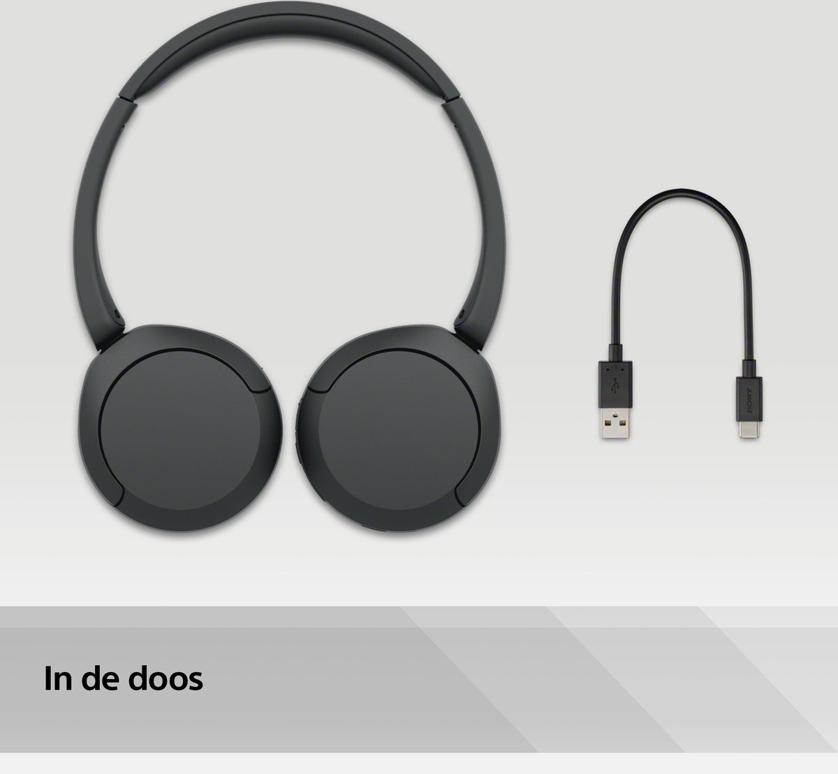 Sony WH-CH520 – Kabellose On-Ear-Kopfhörer – Schwarz