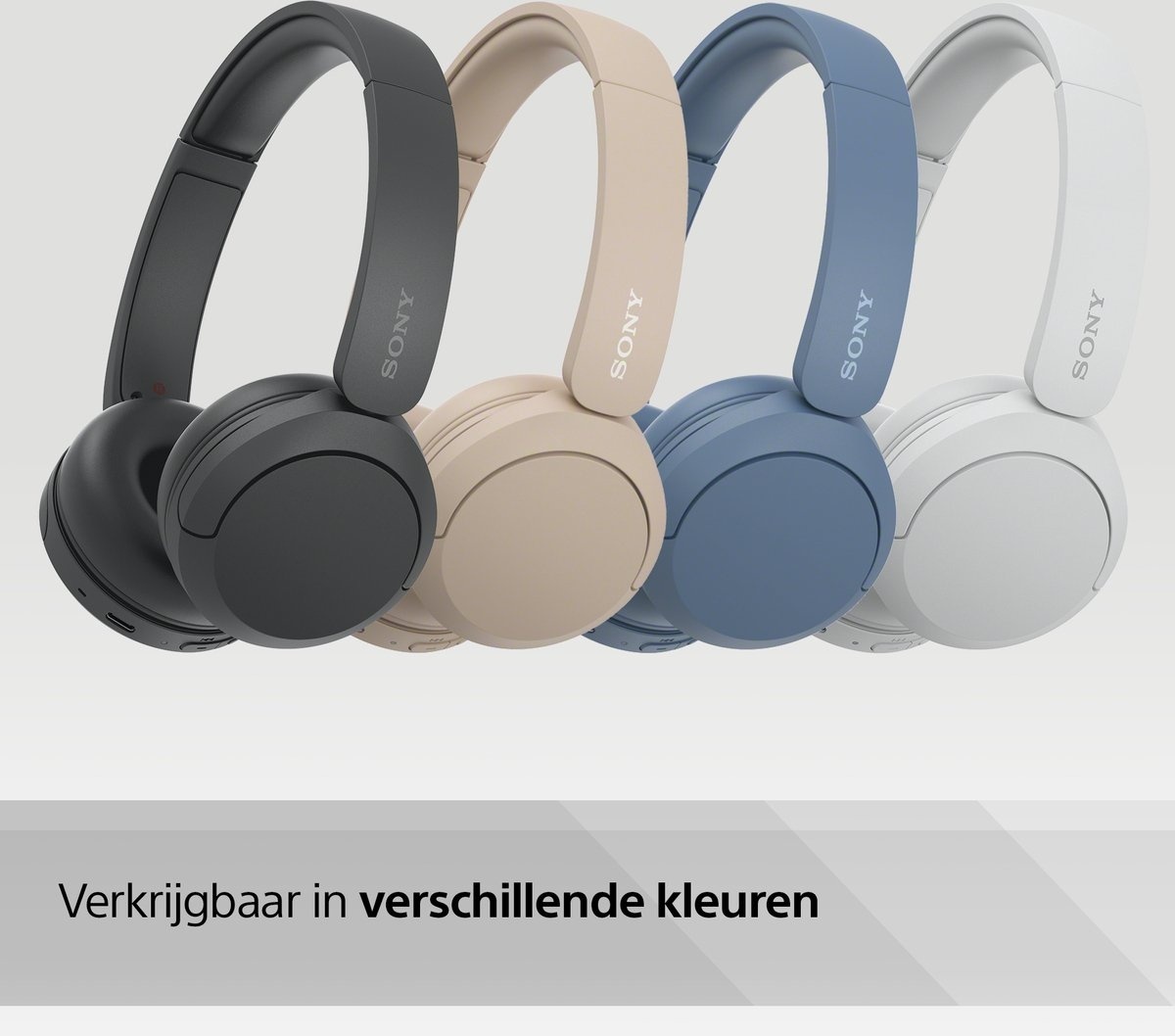 Sony WH-CH520 - Draadloos On-Ear Koptelefoon - Beige