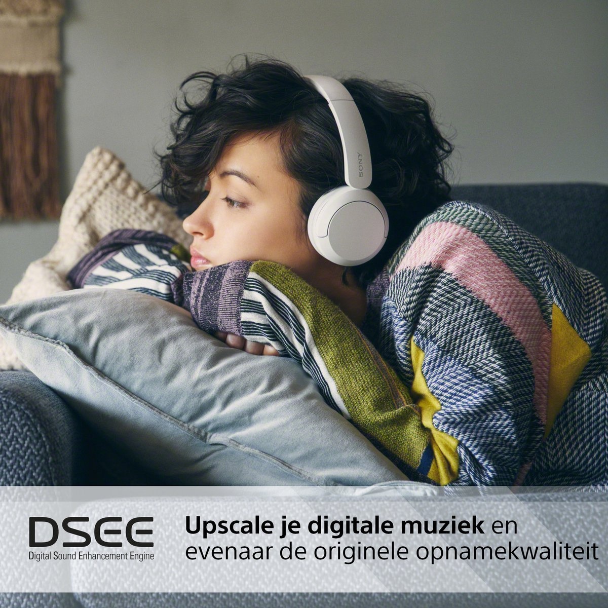 Sony WH-CH520 - Draadloos On-Ear Koptelefoon - Wit