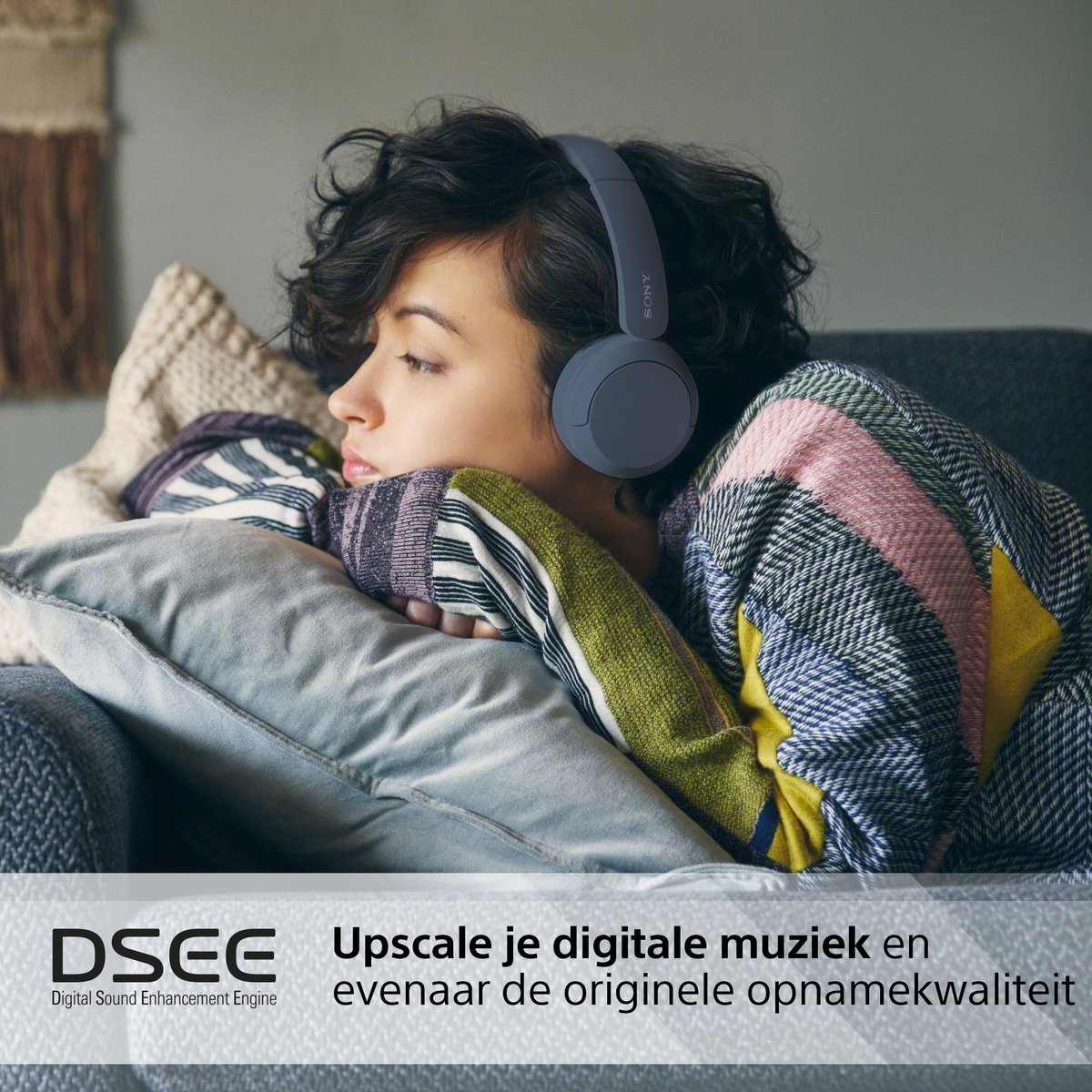 Sony WH-CH520 - Draadloos On-Ear Koptelefoon - Geel