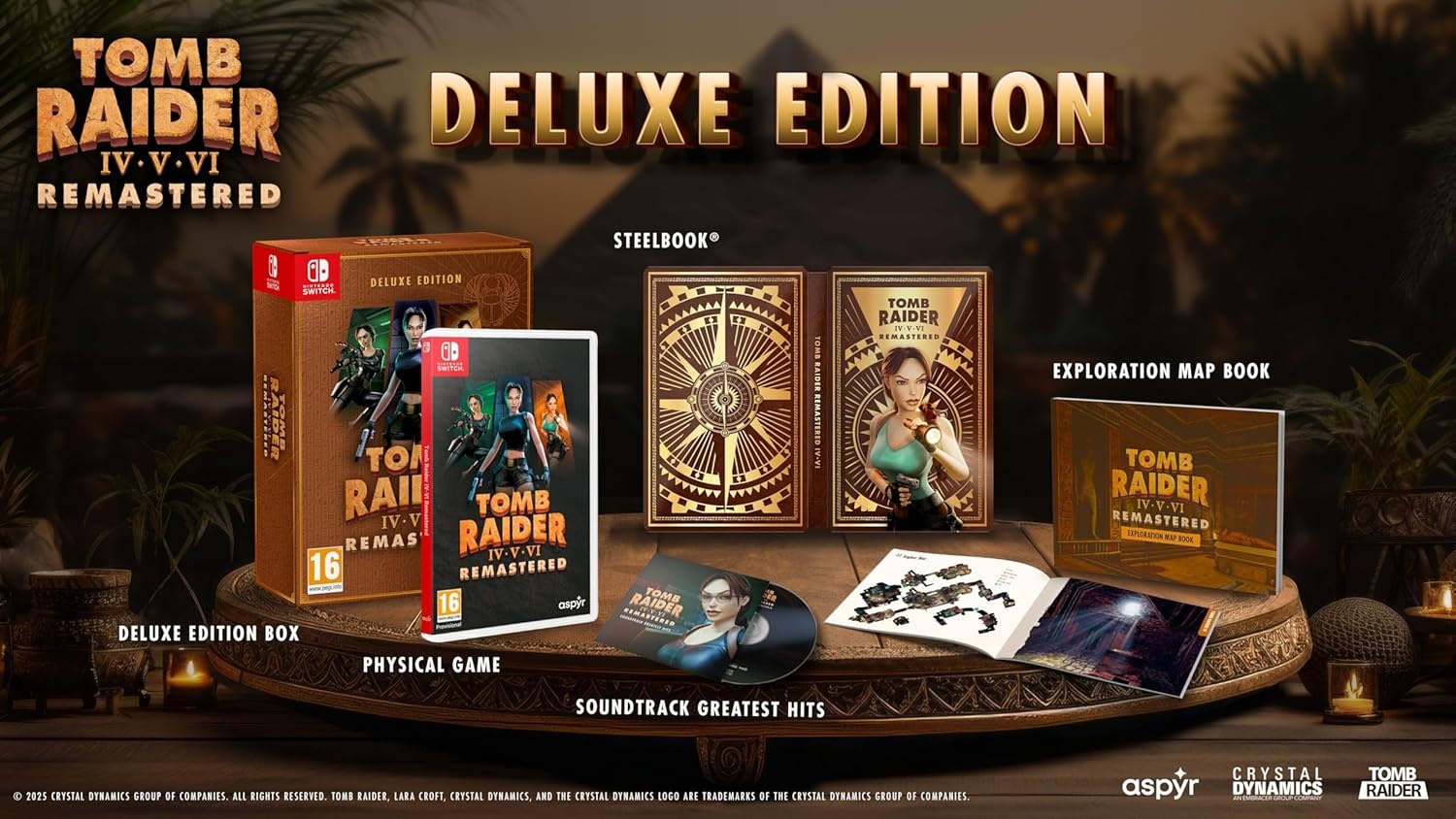 Tomb Raider IV-VI Remastered - Deluxe Edition - Nintendo Switch