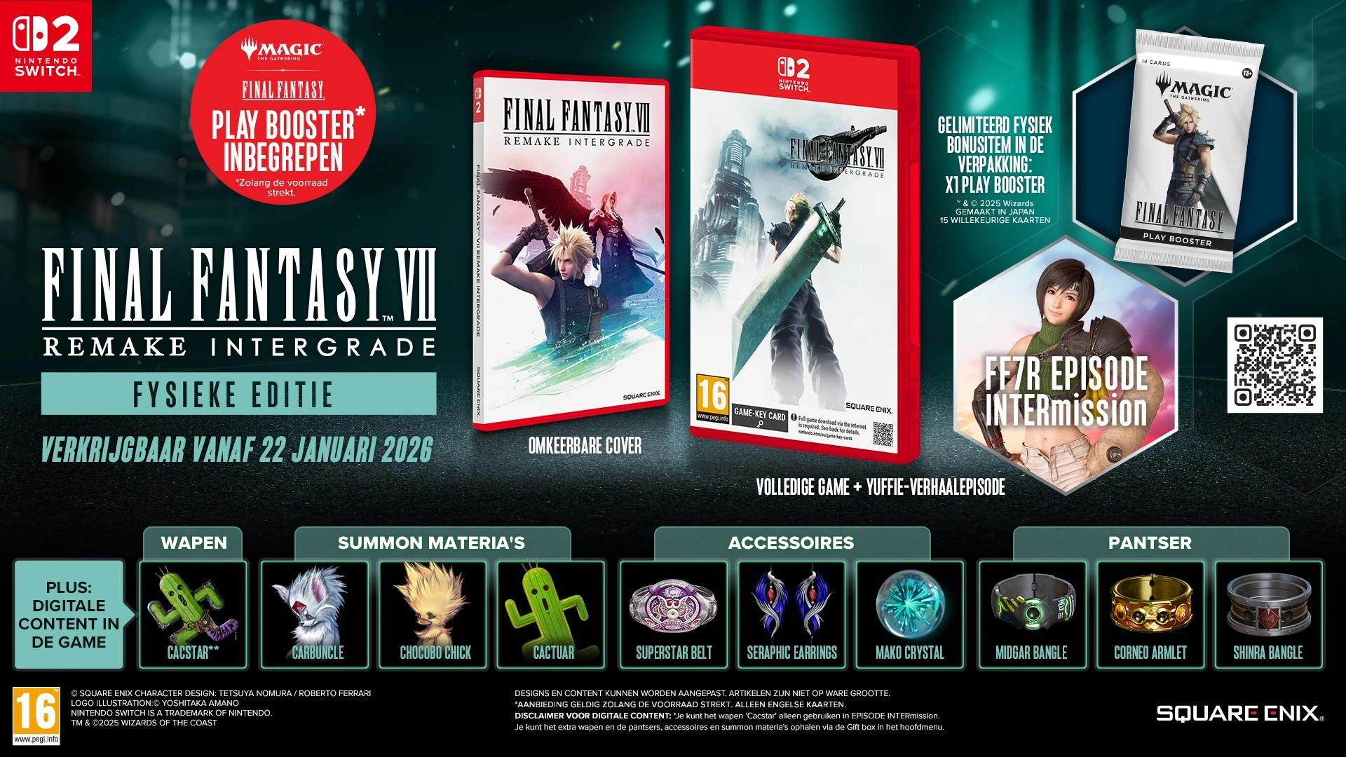 Final Fantasy VII Remake: Intergrade - Day One Edition - Nintendo Switch 2