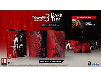 Yakuza Kiwami 3 & Dark Ties + Pre-Order Bonus - Steelbook Edition - Code in Box - PC