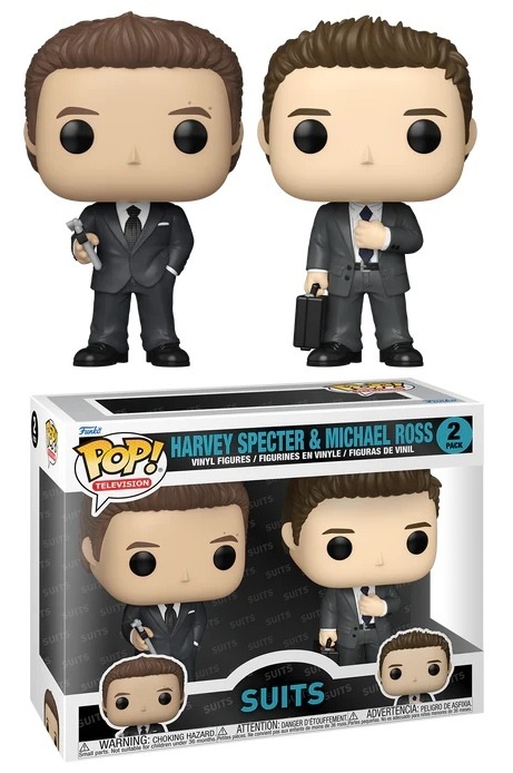 Pop Television: Suits - Harvey Specter & Michael Ross (2 pack) Funko Pop