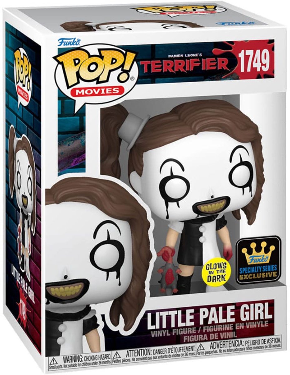 Pop Movies: Terrifier 2 - Little Pale Girl Funko Pop (Glow in the Dark) #1749