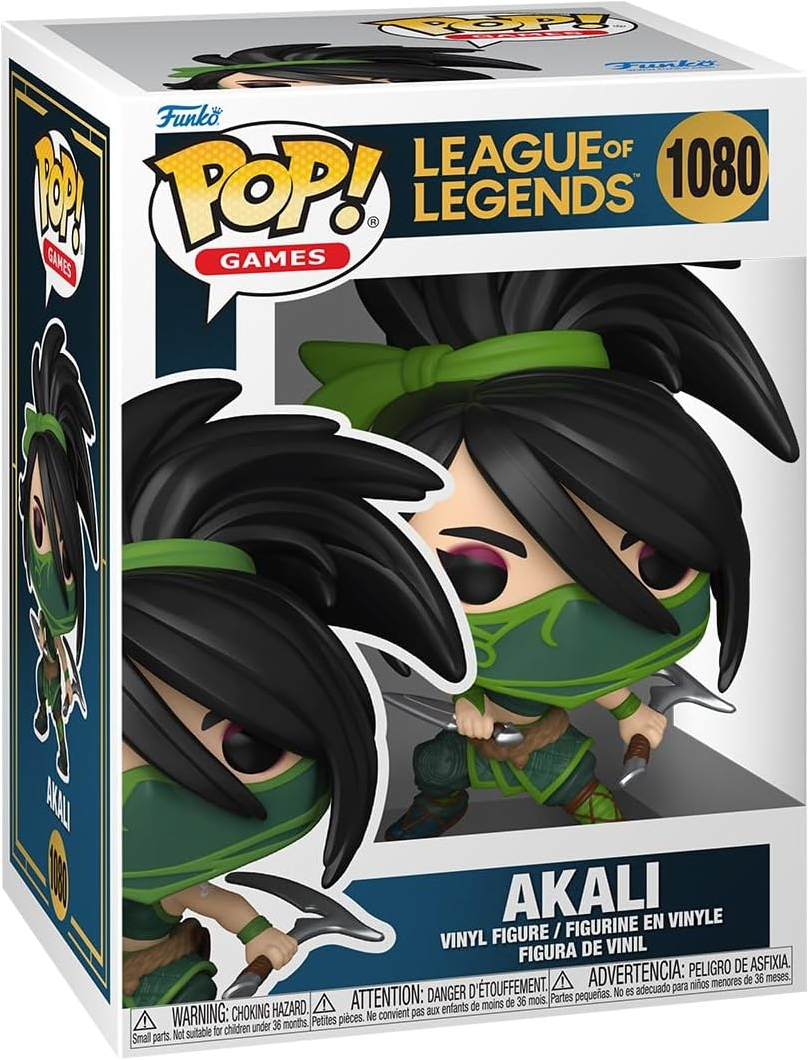 Pop Games: League of Legends - Akali Funko Pop #1080