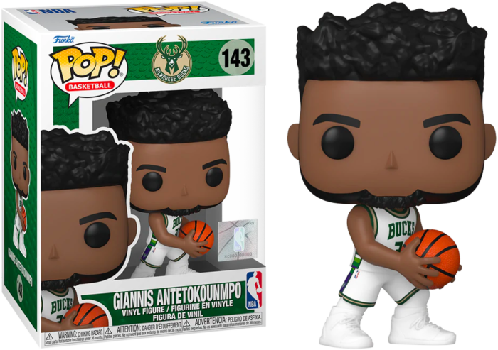 Pop Basketball: Milwaukee Bucks - Giannis Antetokounmpo Funko Pop #143