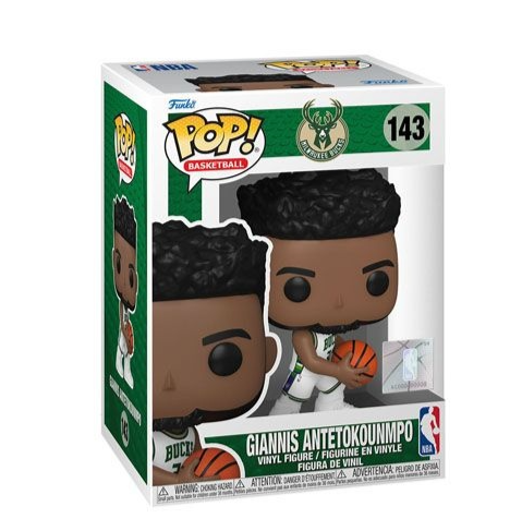 Pop Basketball: Milwaukee Bucks - Giannis Antetokounmpo Funko Pop #143
