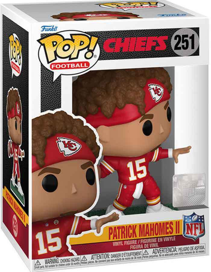 Pop Football: Kansas City Chiefs - Patrick Mahomes II Funko Pop #251